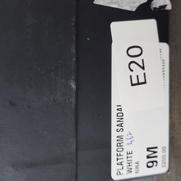 NEW AAJ By Aminah Nina Lace-Up Architectural Wedge White 9 Sandals - Picture 10 of 10